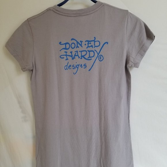 Ed Hardy Christian Audigier. Rare Vintage collectible t-shirt .  With cr… - Picture 2 of 10